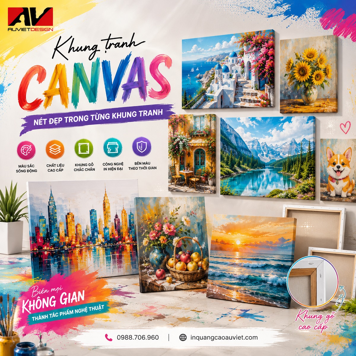 In tranh Canvas